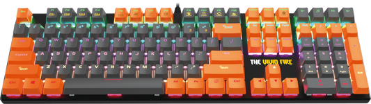 THE VIVID FIRE Premium Wired Gaming Keyboard