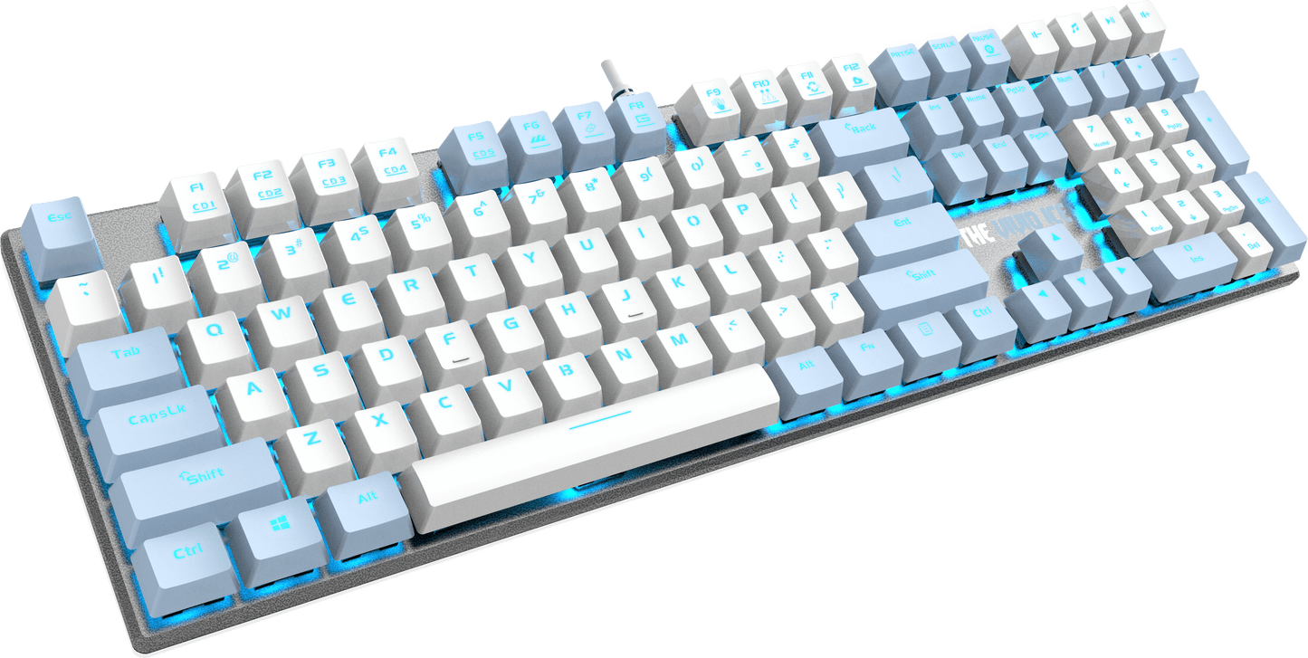 THE VIVID ICE Premium Wired Gaming Keyboard