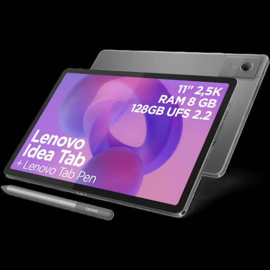 Newest Gen Lenovo Idea Tab w/ Stylus Pen - 11" Super HD 2.5K Screen / 128GB / 8GB / ANDROID 15
