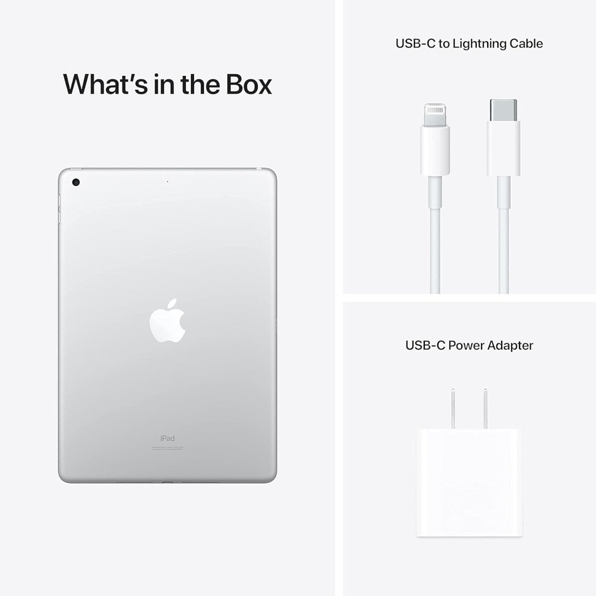 Apple iPad (9th Generation) | 256GB | A13 Bionic chip | 10.2" Retina Display | Touch ID | All-Day Battery | Silver | Renewed