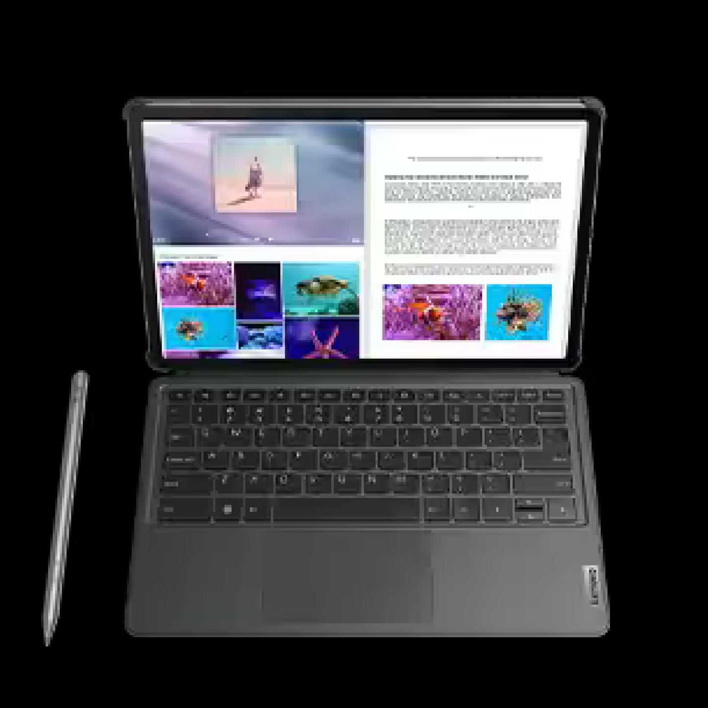 Lenovo Tab P12 (12.7") - Storm Grey / 128GB (WITH KEYBOARD & PEN)