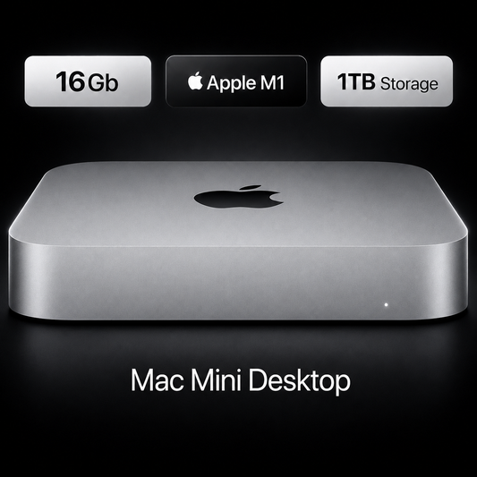 Apple Mac Mini Desktop | Apple M1 Chip | 8-Core + 8-Core | 16GB RAM | 1 TB Storage | Silver