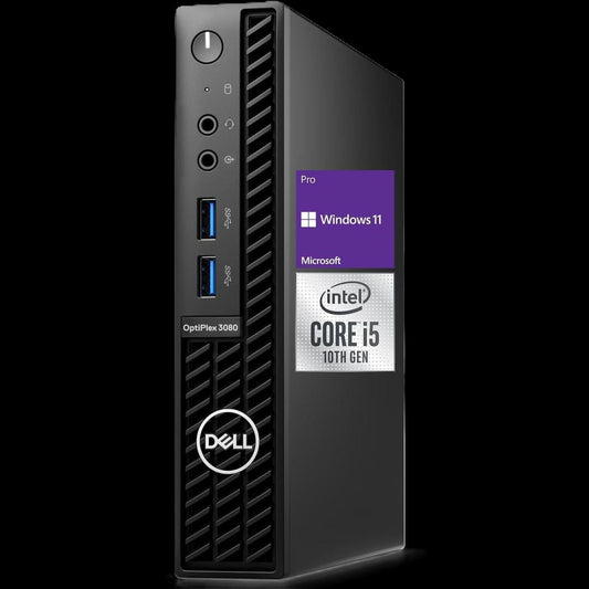 DELL OPTIPLEX 3080 MICRO DESKTOP - i5 6-Core / 8GB / 256GB NVME